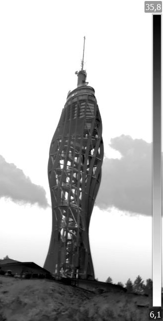Thermografie des Towers am Pyramidenkogels in Kärnten