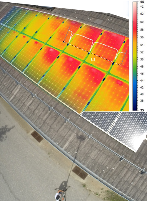 Thermografie mit Hochstativ